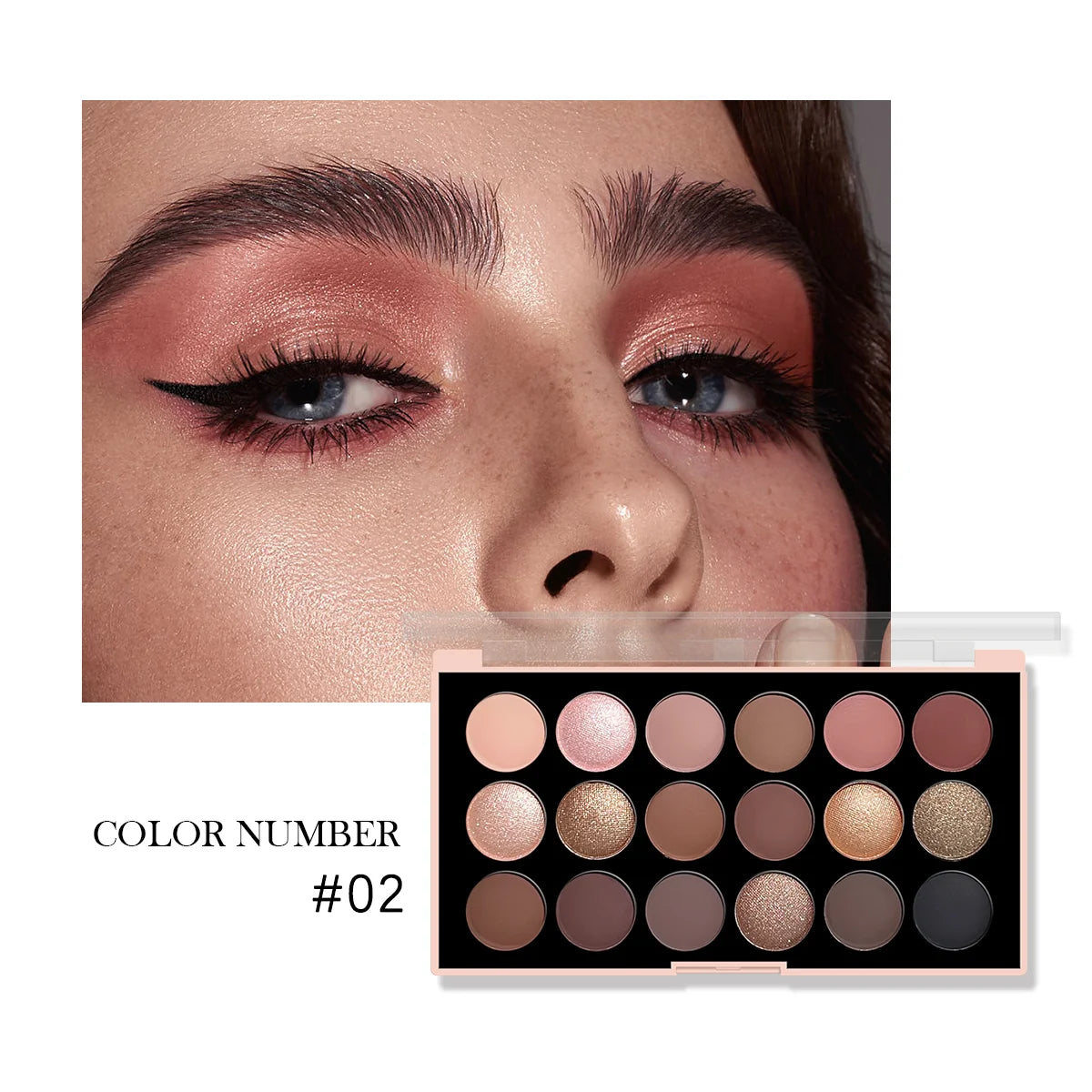 18-Color Eyeshadow PaletteHigh-Performance