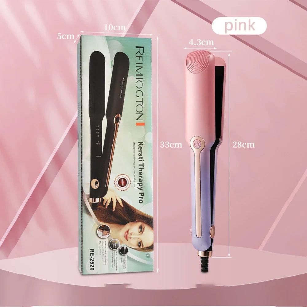 Tinsol 2-in-1 Hair Straightener Curling Iron Ceramic Plate
