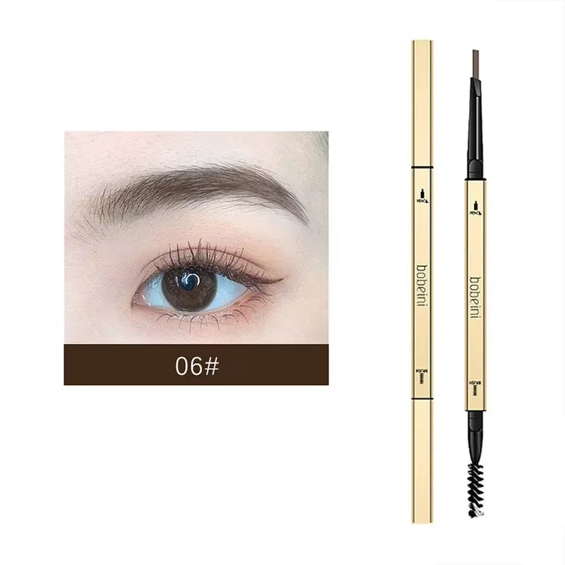 Bobeine Waterproof Eyebrow Pencil, Double-headed, Durable And Long Lasting