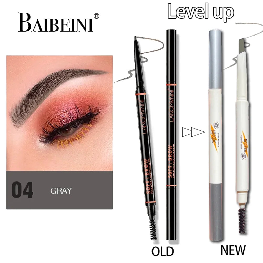 Thin-Head Double-Ended Eyebrow Pencil