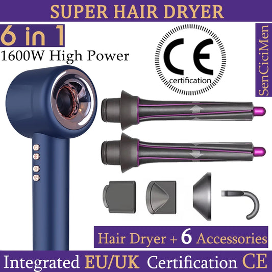 220V 1600W Super Hair Dryer Leafless