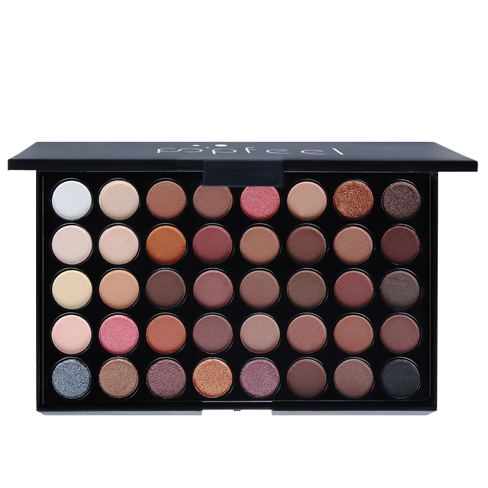 POPFEEL 40 Colors Eyeshadow Palette Long Lasting Easy Makeup