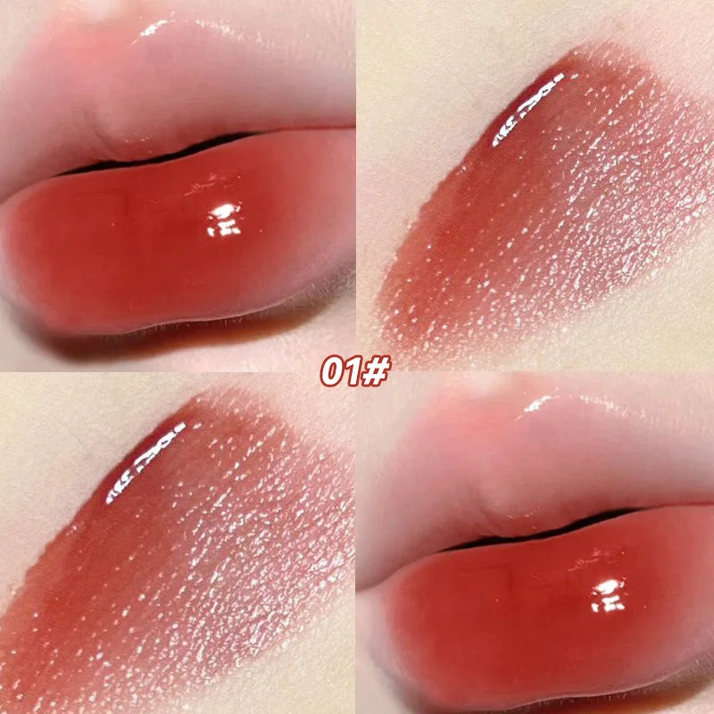PinkyFocus Radiant Square Tube Mirror Lip Glaze — Long-Lasting Hydration, Non-Transfer, Flawless Skin Tone Enhancement