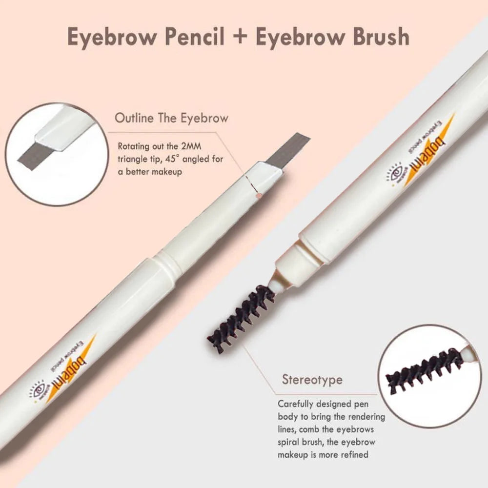 Thin-Head Double-Ended Eyebrow Pencil