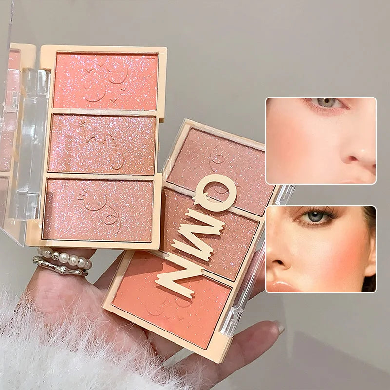 Strolling Star Blush Tray Natural Nude Milk Tea Powder