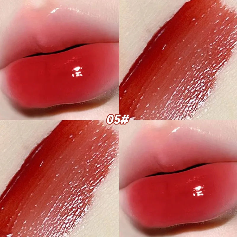 PinkyFocus Radiant Square Tube Mirror Lip Glaze — Long-Lasting Hydration, Non-Transfer, Flawless Skin Tone Enhancement