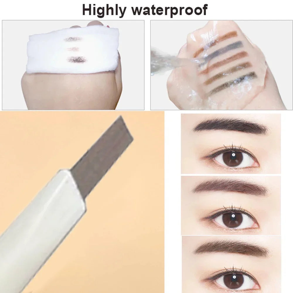 Thin-Head Double-Ended Eyebrow Pencil