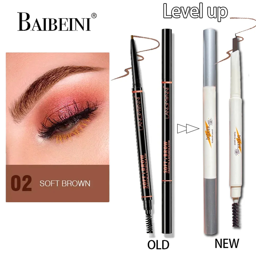 Thin-Head Double-Ended Eyebrow Pencil