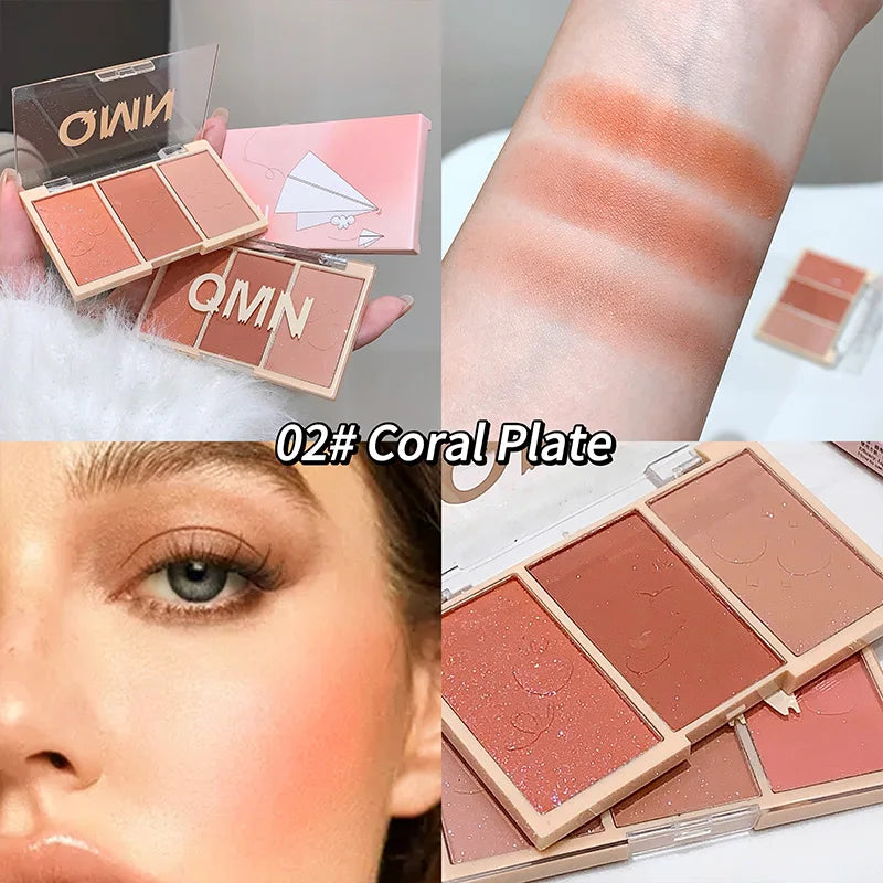 Strolling Star Blush Tray Natural Nude Milk Tea Powder