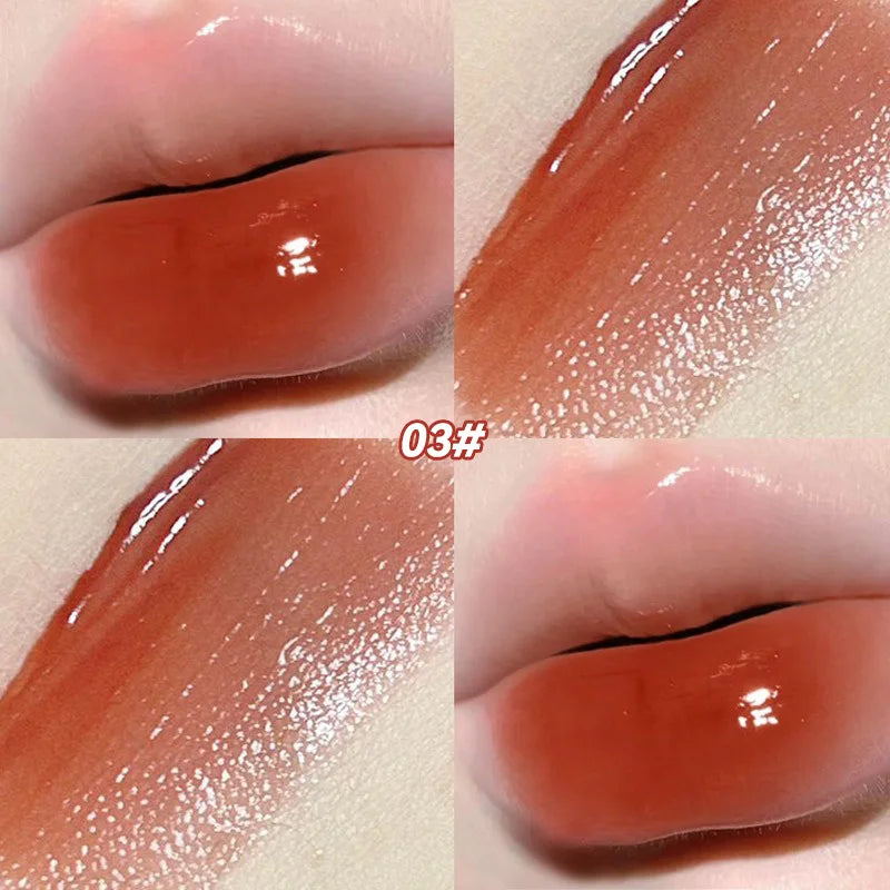 PinkyFocus Radiant Square Tube Mirror Lip Glaze — Long-Lasting Hydration, Non-Transfer, Flawless Skin Tone Enhancement