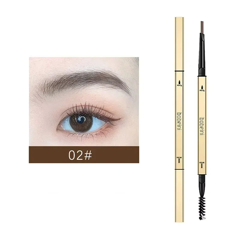 Bobeine Waterproof Eyebrow Pencil, Double-headed, Durable And Long Lasting