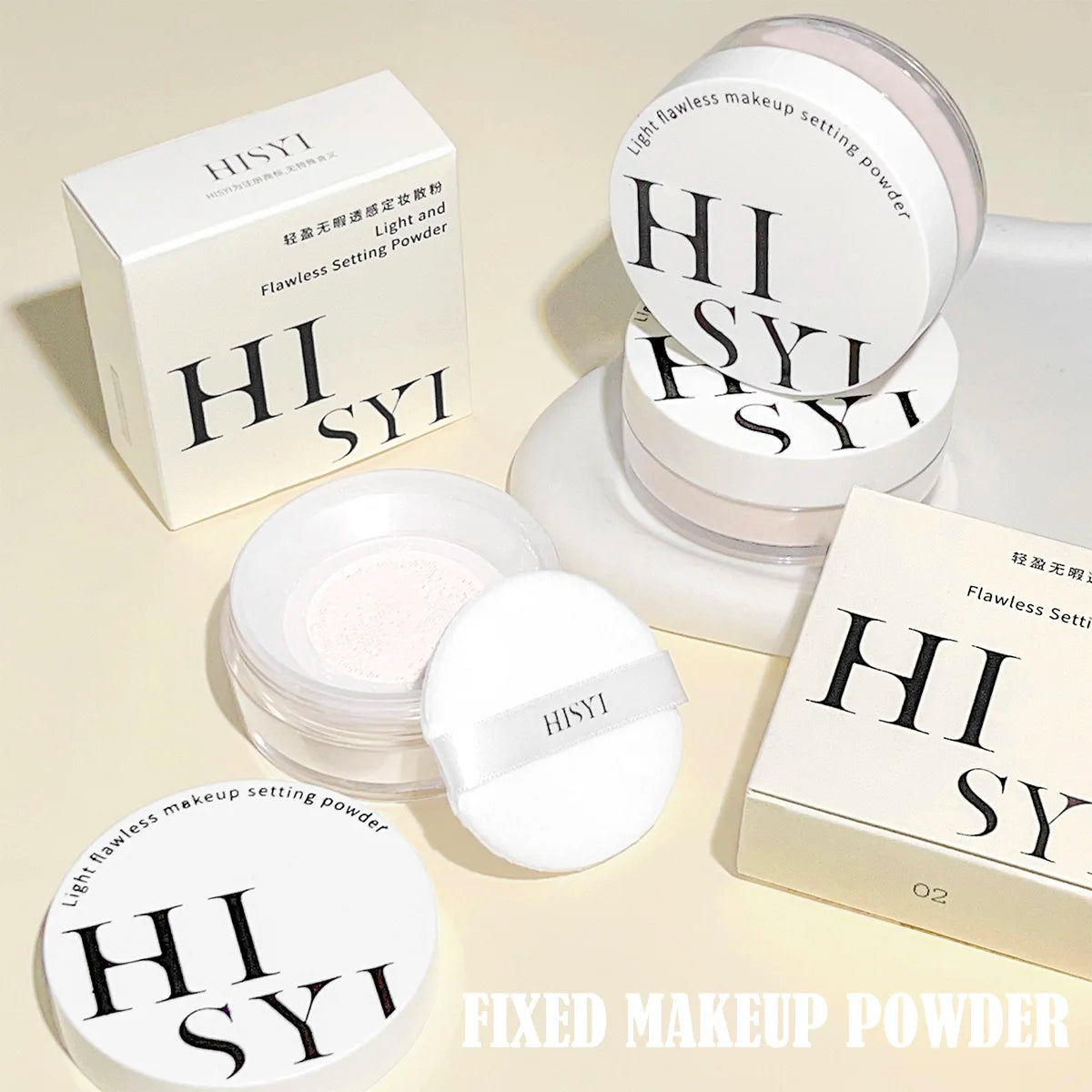 Makeup setting powder,waterproof and easy to take off