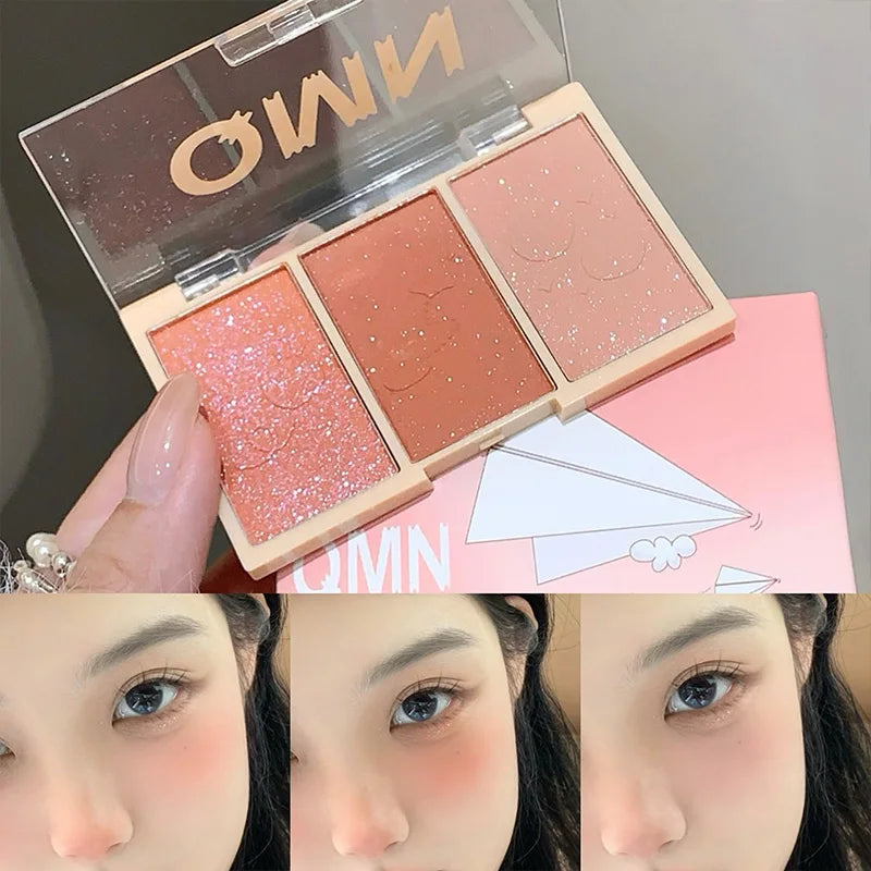 Strolling Star Blush Tray Natural Nude Milk Tea Powder