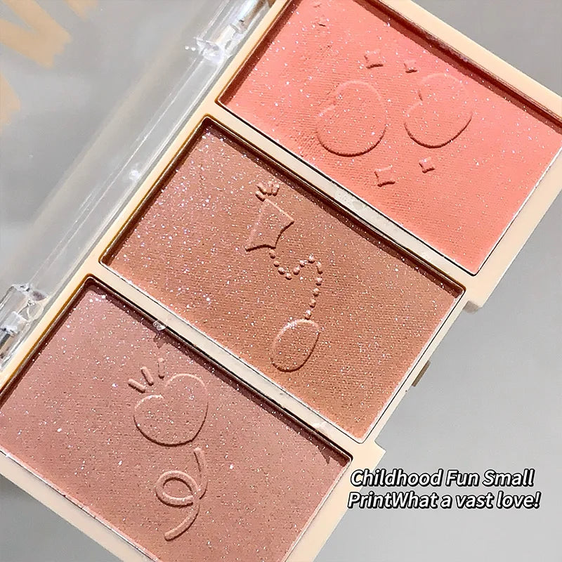 Strolling Star Blush Tray Natural Nude Milk Tea Powder