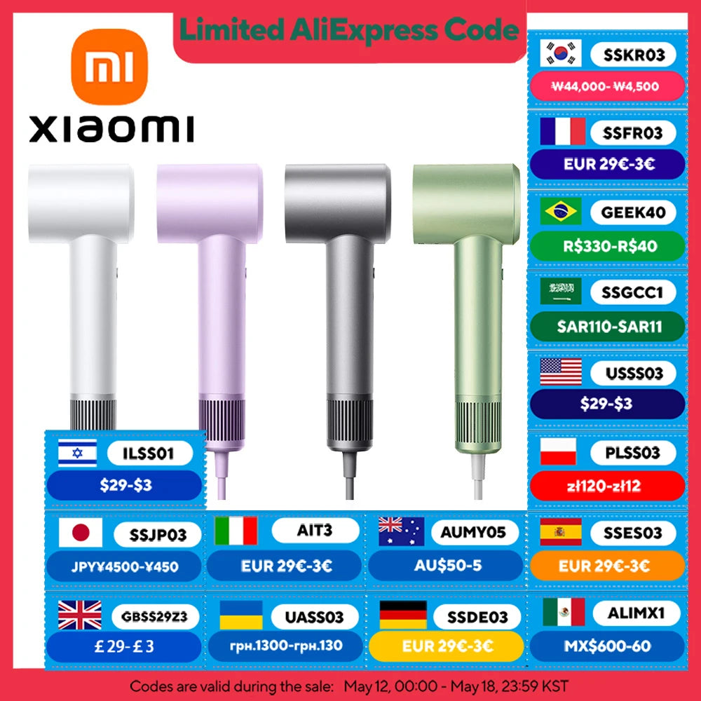 XIAOMI MIJIA High Speed Hair Dryer  220V