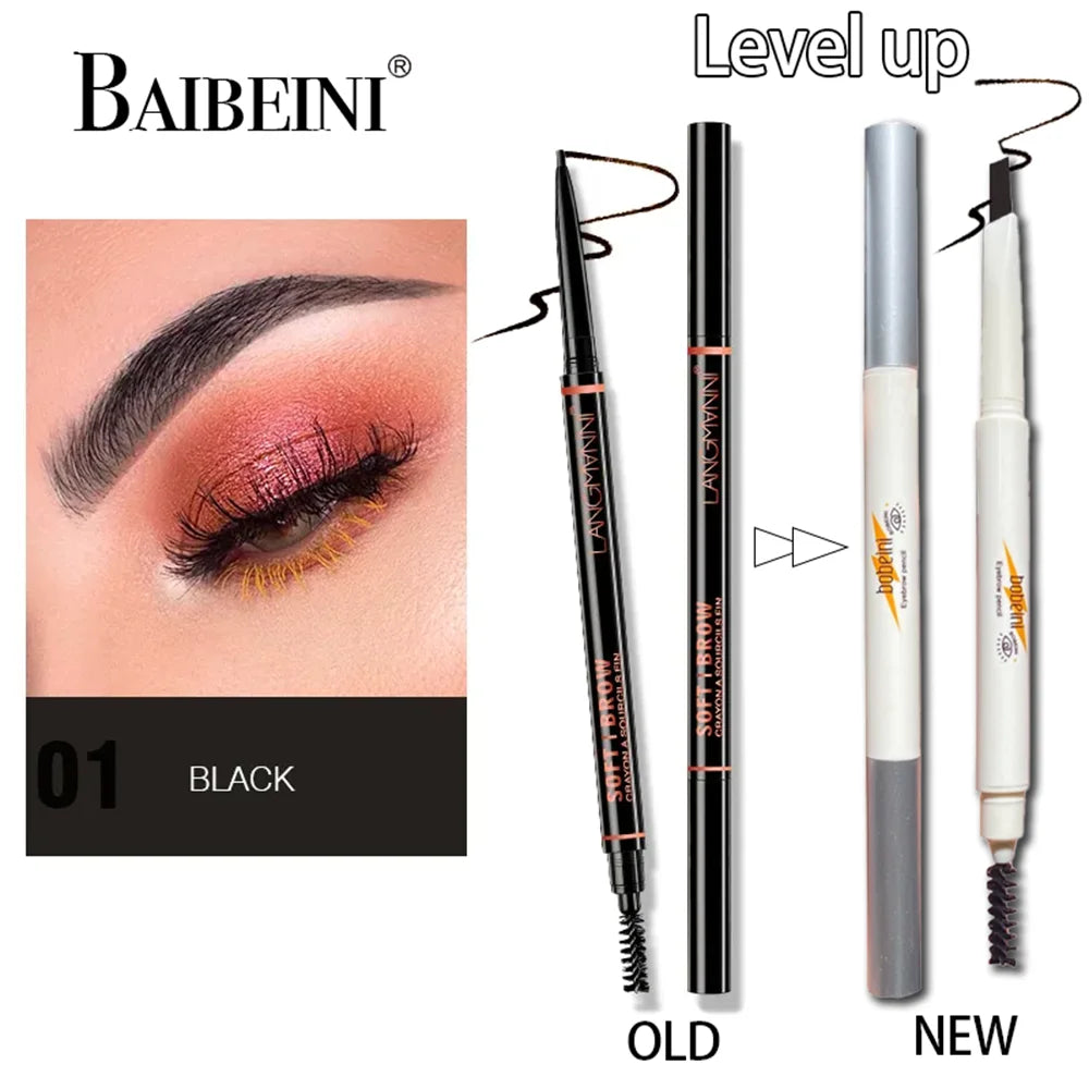 Thin-Head Double-Ended Eyebrow Pencil