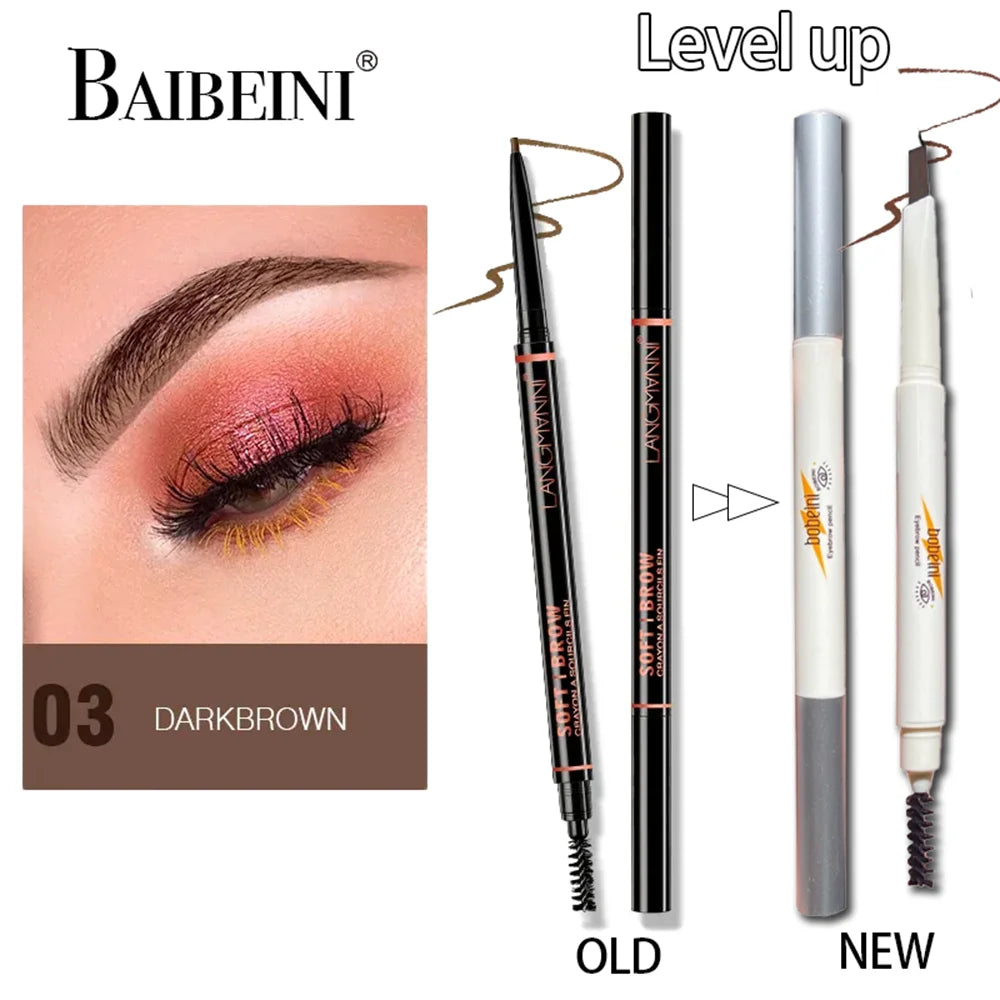 Thin-Head Double-Ended Eyebrow Pencil