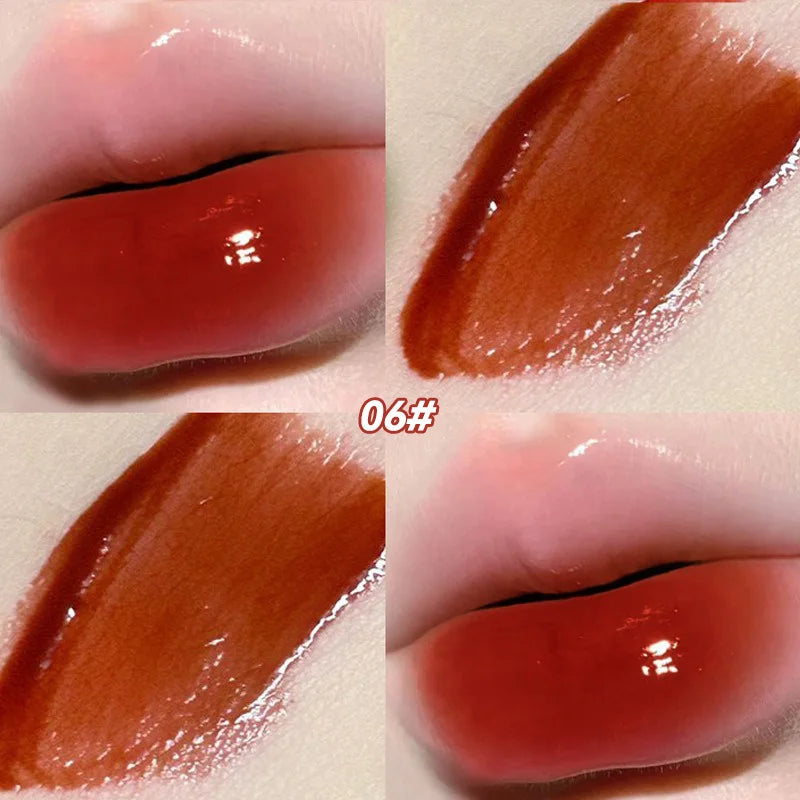 PinkyFocus Radiant Square Tube Mirror Lip Glaze — Long-Lasting Hydration, Non-Transfer, Flawless Skin Tone Enhancement