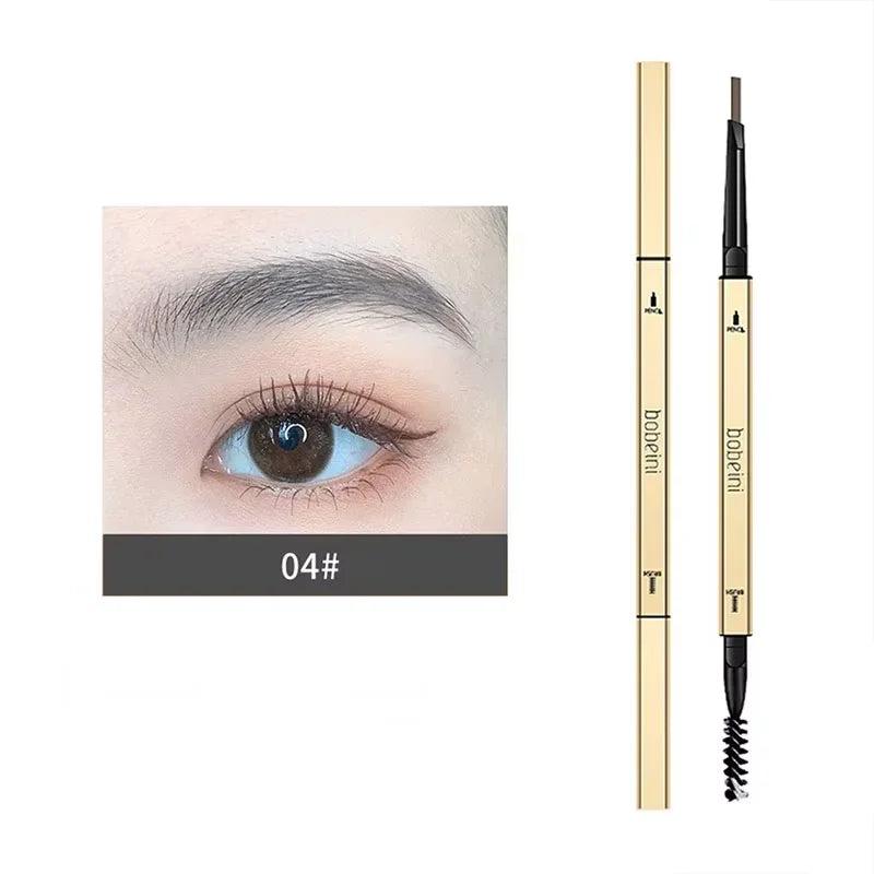 Bobeine Waterproof Eyebrow Pencil, Double-headed, Durable And Long Lasting