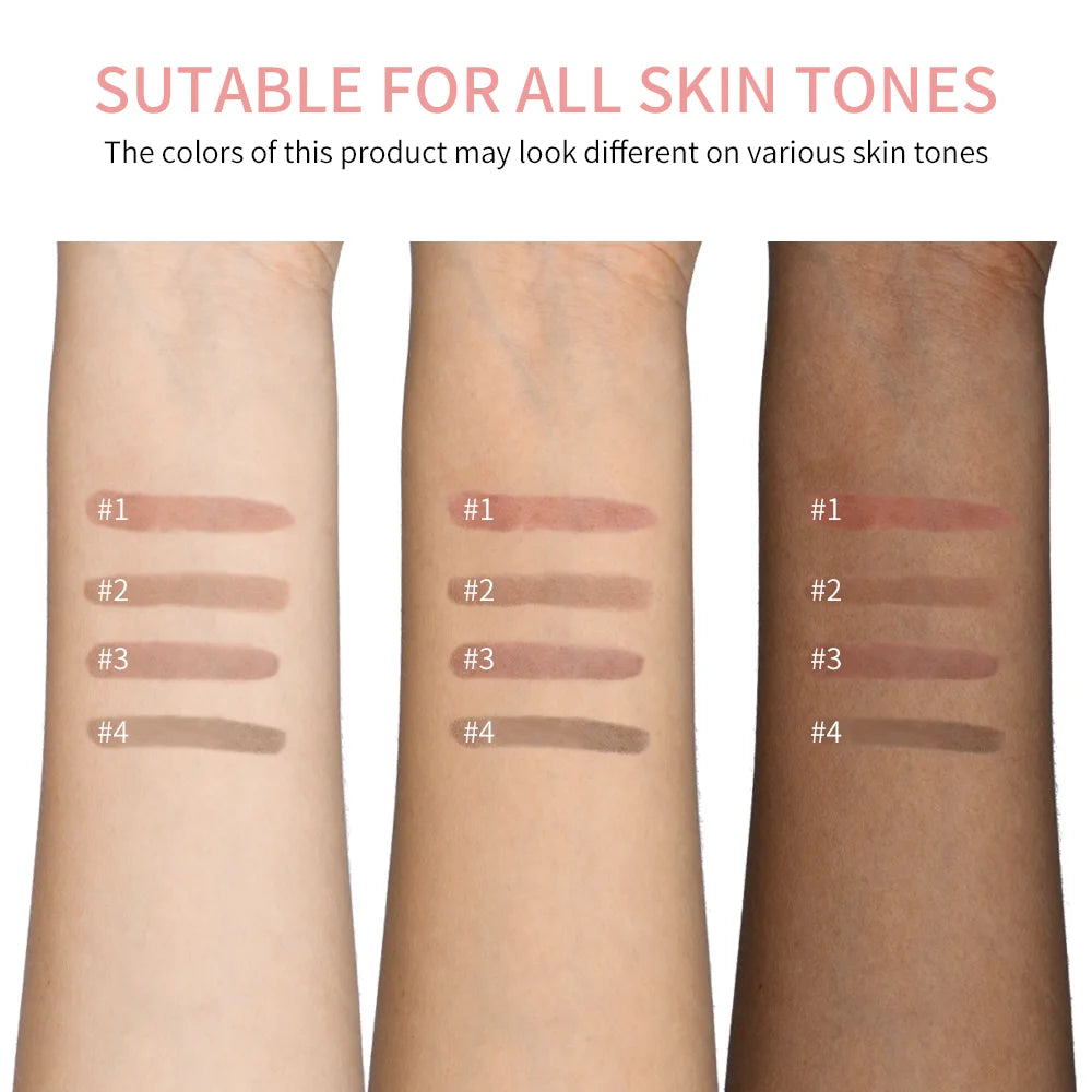 Waterproof Lip Liner Peel OffMatte Lip Tint Brown